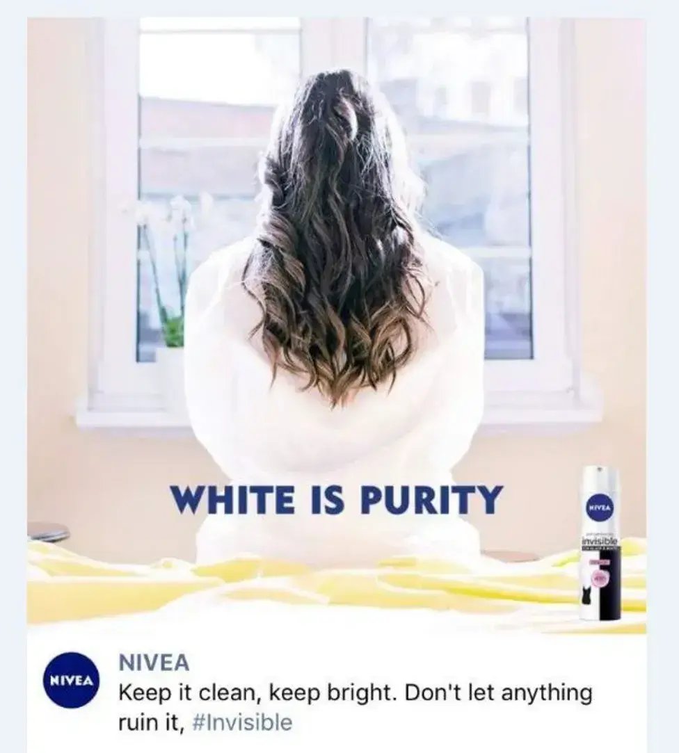 Nivea’s “White is Purity” ad – when beauty brands are tone deaf