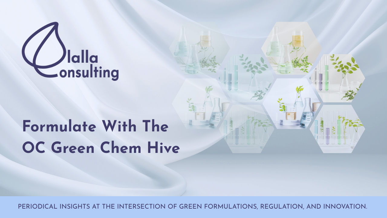 Copy of Formulate With The OC Green Chem Hive Final